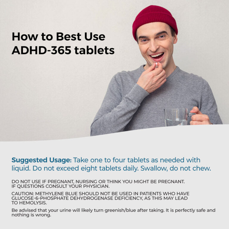 ADHD 365 Tablets Methylene Blue