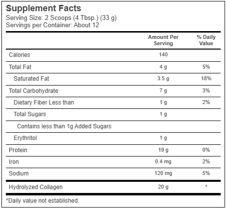Bulletproof collagen protein (Vanilla)