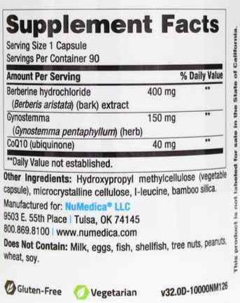BerbglucoQ10SupplementFacts