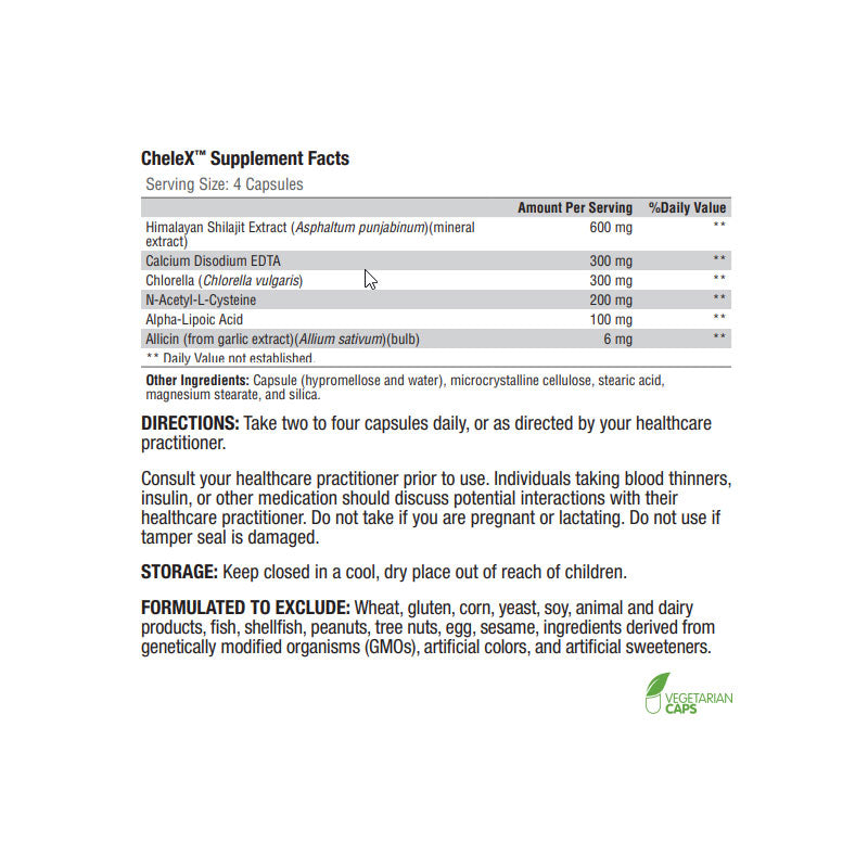 CheleX-Supplement-Facts