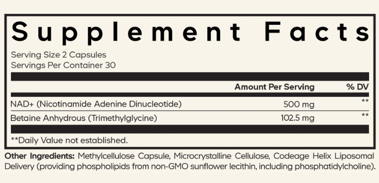 Liposomal NAD+ Eternal