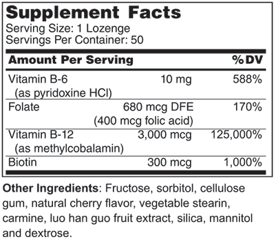 Methyl B-12 Lozenges 3000 mcg