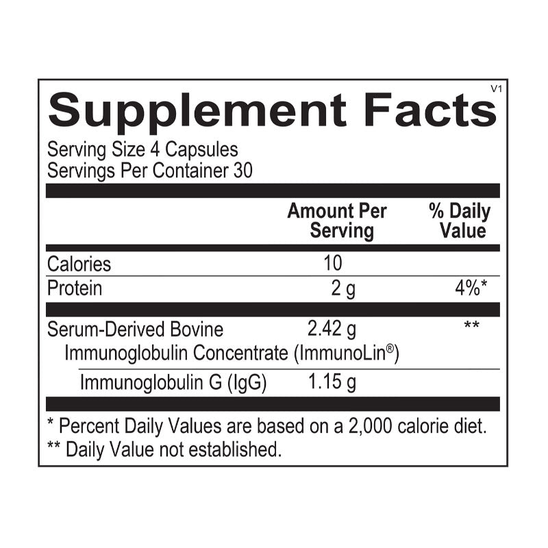 SBI-Protect-Capsules Supplement Facts