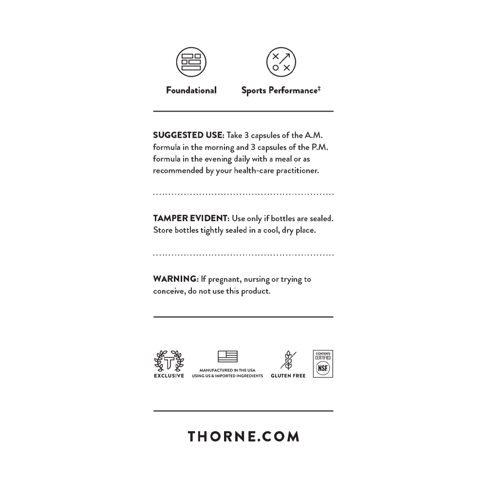Multi-Vitamin Elite A.M & P.M. Kit by Thorne