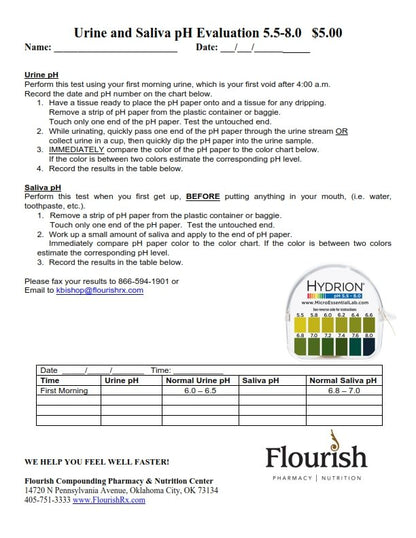 Saliva and Urine pH Test Kit