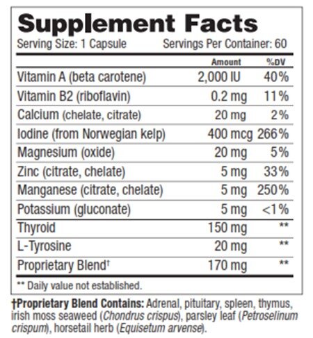 My Natural Thyroid 150