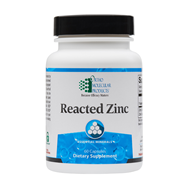 Reacted Zinc 50 mg Capsules #60
