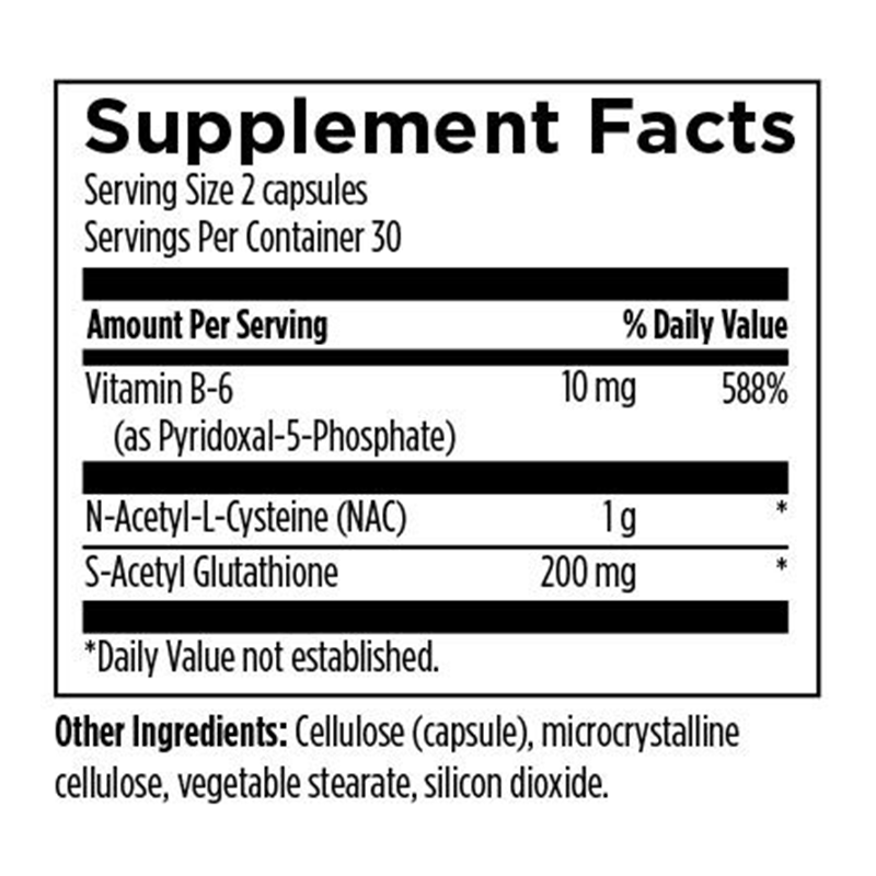 s-acetyl-glutathione-synergy Supplement Facts
