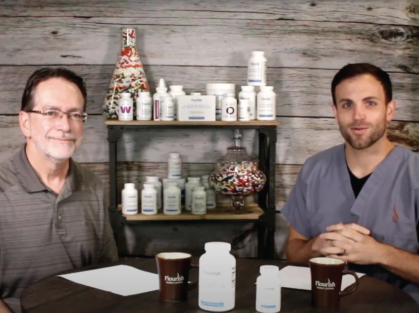 Dr Keith Bishop and compounding pharmacist Jake Roberts discussing autoimmune diseases and their causes