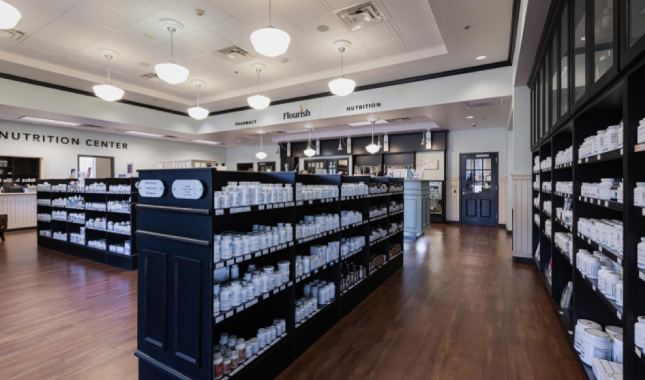 Flourish pharmacy interior