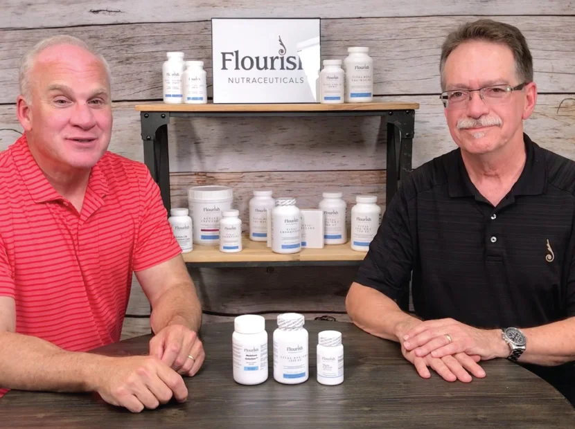 Dr Keith Bishop and host discussing natural remedies for dry eyes