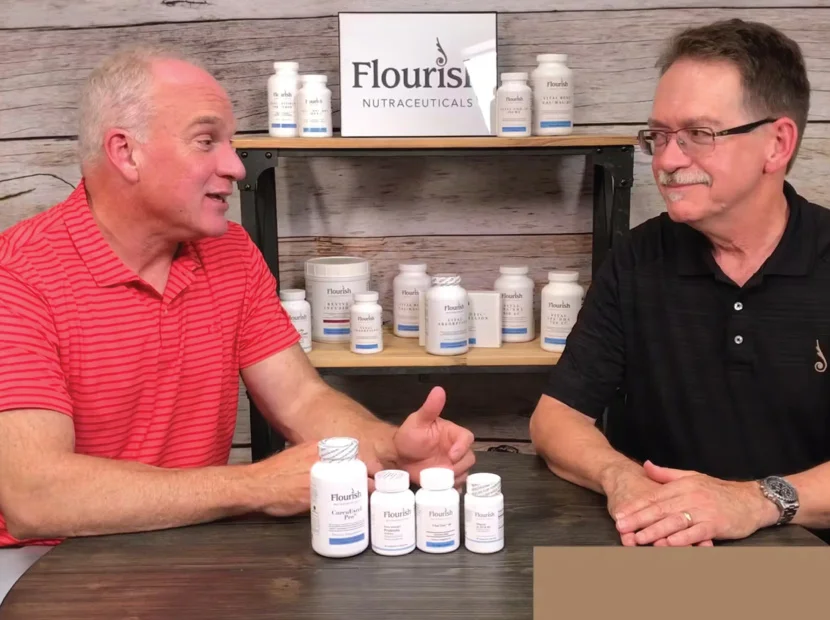 Dr Keith Bishop and host discussing Nutraceutical Support for Eczema and Psoriasis